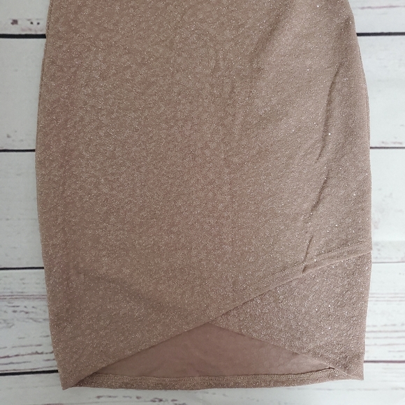 Windsor Glow in Glitter Dress in taupe - Picture 7 of 11